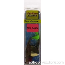 Bass Assassin Saltwater 4 Red Daddy Spinner Lure, 2-Count 553164625